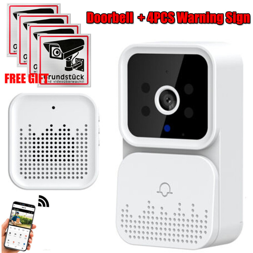M6 Wireless Smart Doorbell Ring WiFi Door Bell Intercom Video Camera