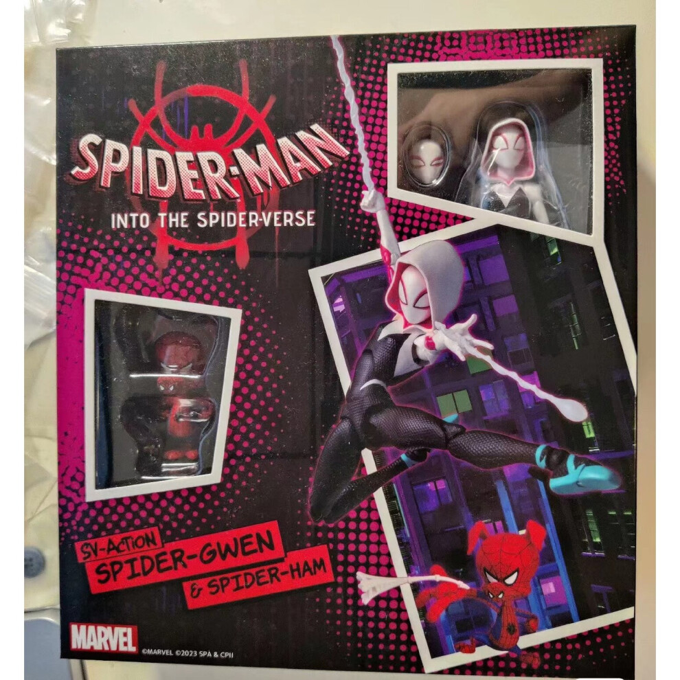 Spiderman: Into the Spider Verse Gwen Stacy Action Figure Toys Boxed