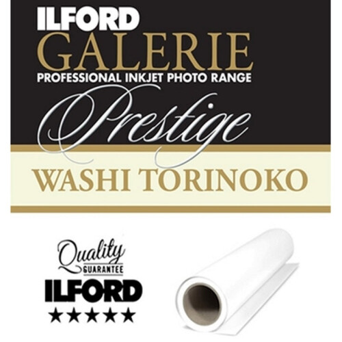((44") 111.8cm x 15m) Ilford Galerie Prestige Washi Torinoko Paper Photo Paper Rolls 110GSM