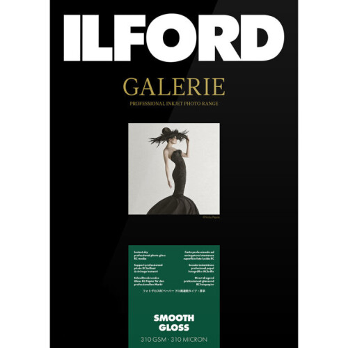 ((17") 43.2cm x 27m) Ilford Galerie Glossy Prestige Smooth Gloss Photo Paper Rolls 310GSM