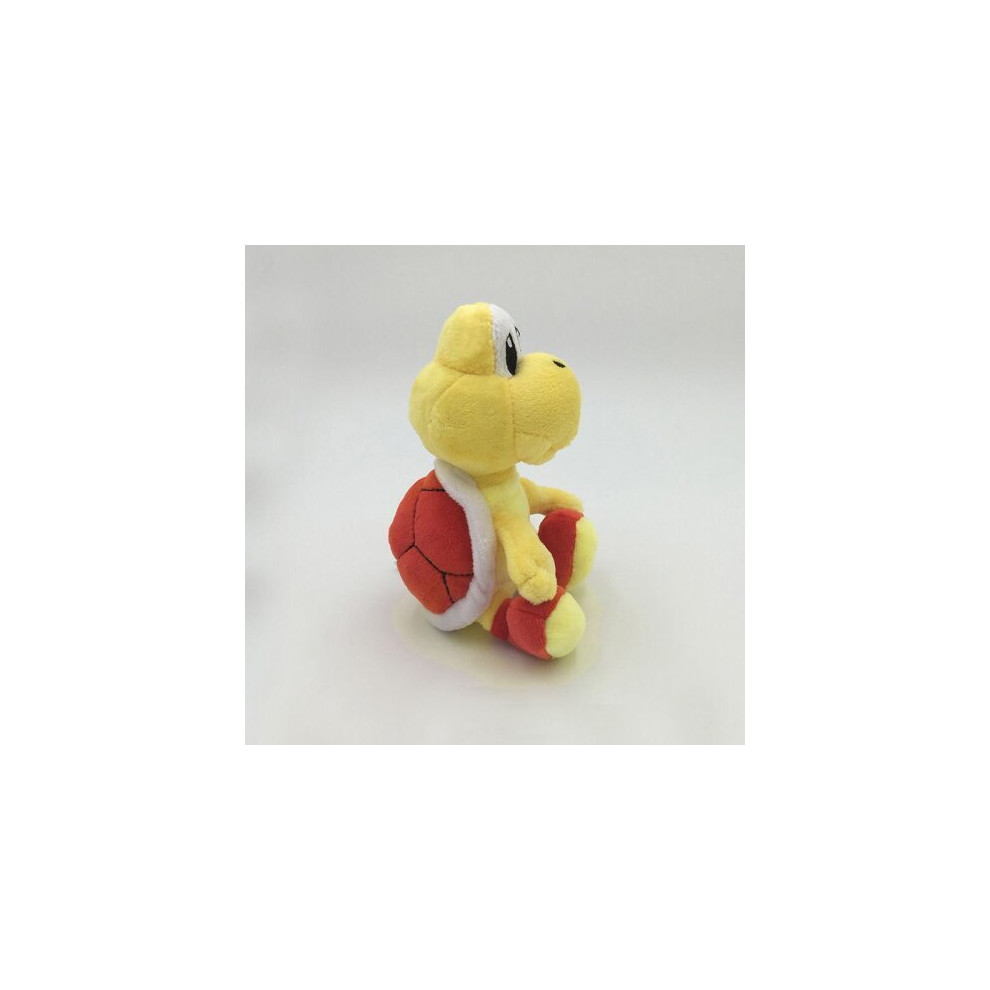 Doyarbim (Red) 6In Super Mario Bros Koopa Troopa Plush Stuffed Doll Kids Gifts Fashion Toys Red