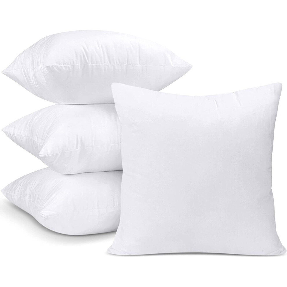 Pack of 4 Extra Deep Filed 20*20 Inches Cushion Pads Inserts Fillers Scatters