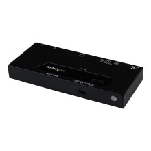 StarTech.com 2 Port HDMI Switch w/ Automatic and Priority Switching - 2 In 1 Out HDMI Selector with Automatic Priority S