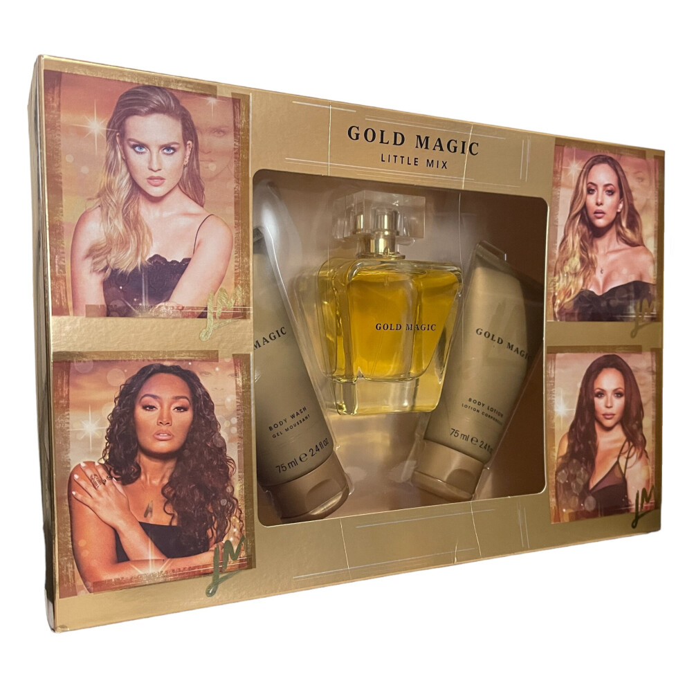 Little Mix Gold Magic 100ml EDP 3 Piece Gift Set