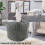 (Charcoal) Square Cord Footstool Pouffe Ottoman Foot Rest 5