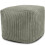 (Mink) Square Cord Footstool Pouffe Ottoman Foot Rest 1