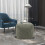 (Mink) Square Cord Footstool Pouffe Ottoman Foot Rest 6