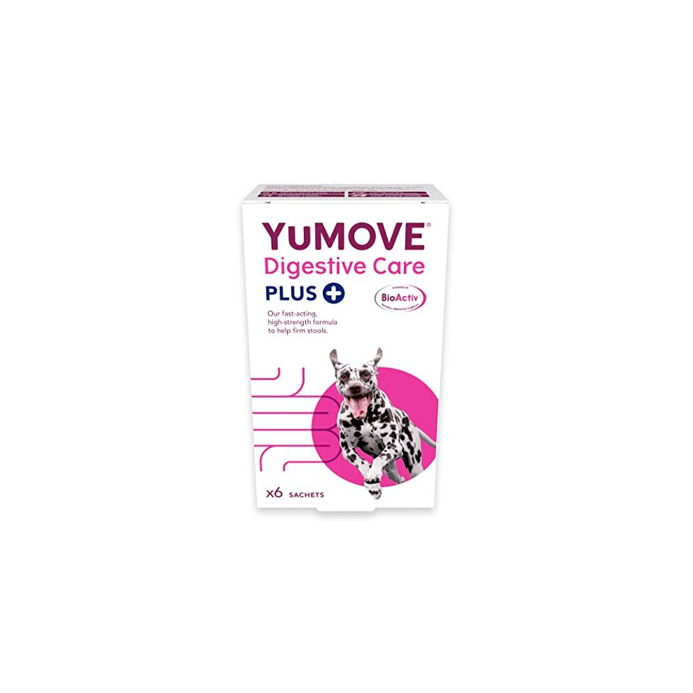 YuMOVE Digestive Care PLUS | Previously YuDIGEST PLUS | Veterinary Strength Fast-acting Probiotic Digestive Support for Dogs, All Ages and Breeds | 6