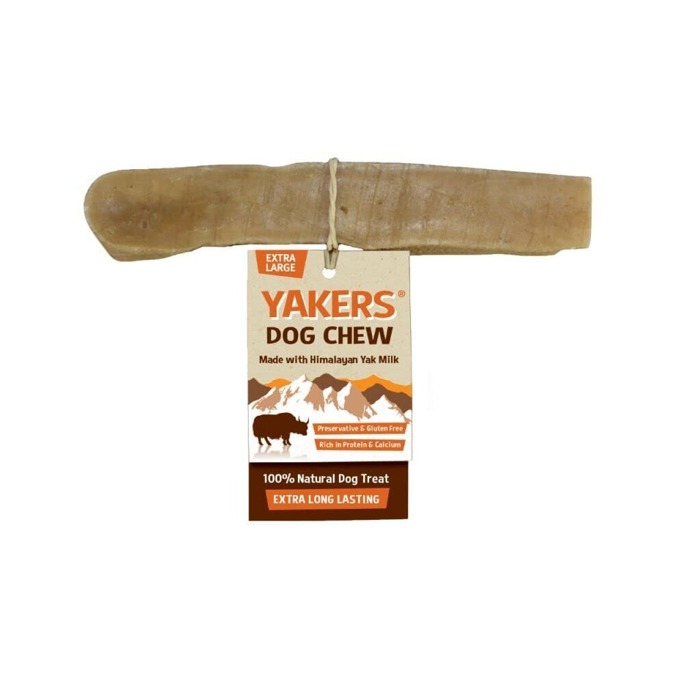 Yakers Dog Chew Extra Large x 2 - Yak Milk Value Pack of 2 - Save!