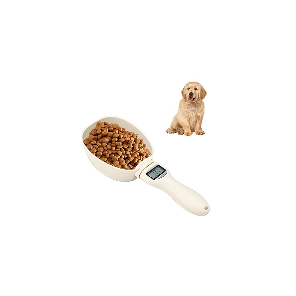 Pet Food Measuring Scoop Scale, Kitchen Digital Food Measuring Spoon for Dog Cat, Precise Dog Food Measuring Scooper, Measure Liquid/Dry Item, Max