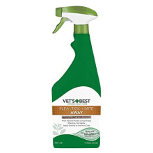 Vet's Best Flea Tick and Mite Flea Treatment Spray for Dogs | Plant Based Formula, 500 ml (Pack of 1)