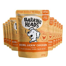 Barking Heads Bowl Lickin? Chicken 300g x 10