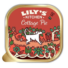 Lily's Kitchen Cottage Pie Grain-Free Wet Dog Food - 10 x 150g, Complete Natural Beef & Veggie Recipe