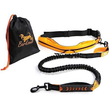 Barkswell Premium Hands Free Dog Lead with Waist Belt and Bungee Dog Lead for Running, Walking
