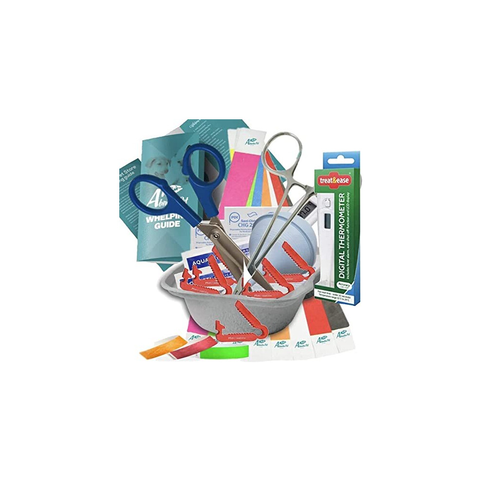 Alpha Dog Choice Complete Puppy Whelping Kit, Comes Whelping Guide, Pet Birthing Supplies - 3468