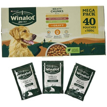 Winalot Dog Food Mixed in Gravy, 40 x 100g