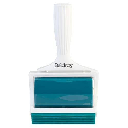 BeldrayLA072597EUHandheldLintRoller?TPRGelPetHairRemoverWithSqueegee,StickyWashable&ReusableFurRemoval,RemovesFluff,Fuzz,Dog&