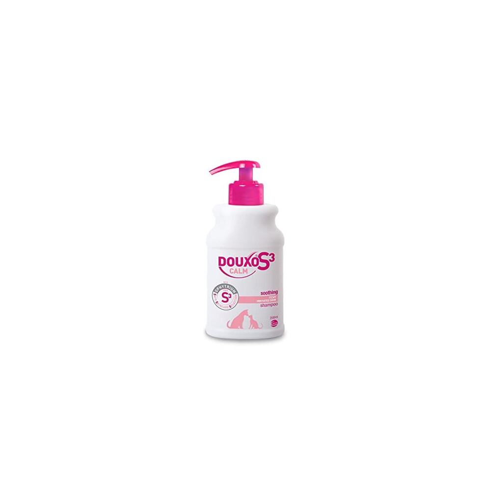 DOUXO S3 CALM - Shampoo - Dog & Cat Hygiene - Itchy Irritated Sensitive Skin - Soothes and Hydrates - Hypoallergenic fragrance - Veterinary