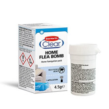 Bob Martin Clear | Flea Bomb, Home Fumigation Kit | Kills Fleas Dead | Fast Effective Household Treatment (1 Can)
