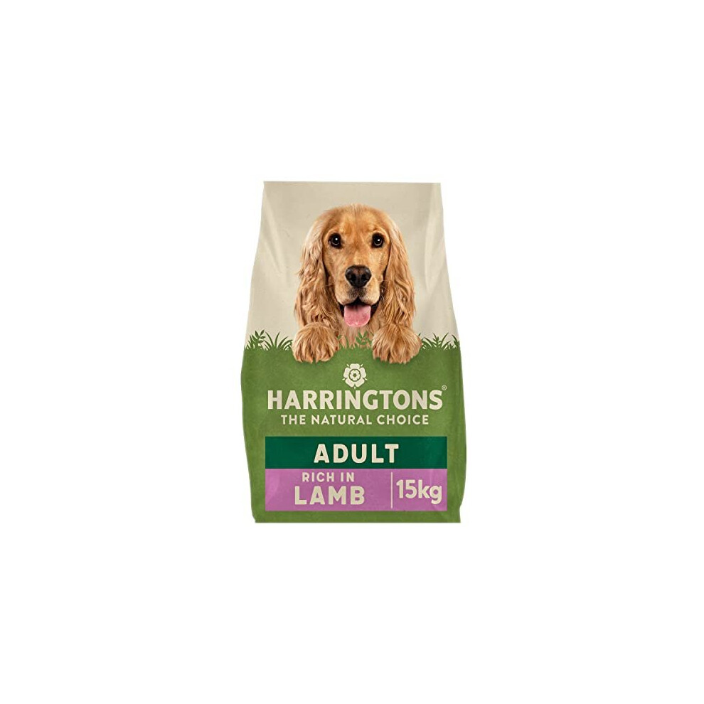 Harringtons Complete Dry Dog Food Lamb & Rice 15Kg - Made With All Natural Ingredients