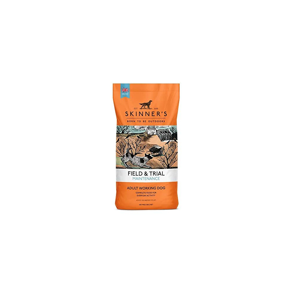 Skinner?s Field & Trial Maintenance ? Complete Dry Adult Dog Food, For Overweight or Less Active Dogs, 15kg