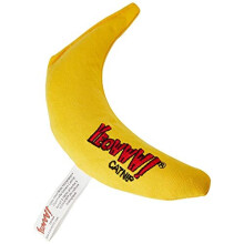 Yeowww Banana Singles Cat Toy - 100% Organic Catnip for Interactive Play and Stress Relief