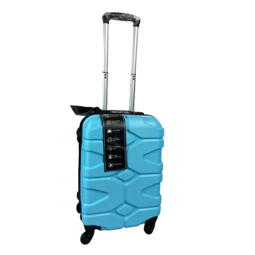 (SkyBlue, Small) Hampton & Stewart Hard Shell Extra Large Suitcase