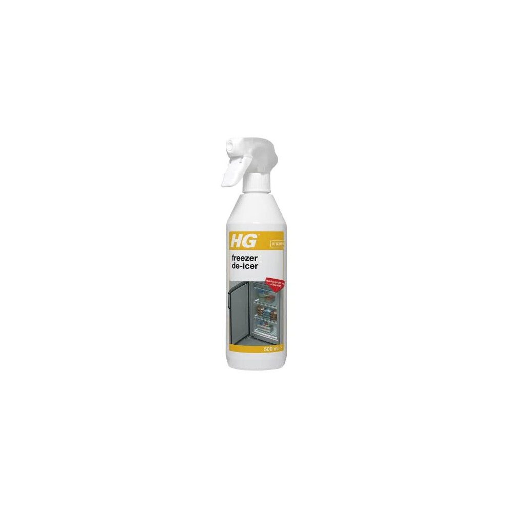 Hg Fridge Freezer De-Icer Spray, Freezer Defrosting Spray & Cleaner To Remove Ice Fast, Easy To Use De-Icing Deep Freeze & Refrigerator Spray By