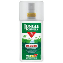 Jungle Formula Maximum Insect Repellent 90ml - Maximum Strength Repellent Spray for Mosquitoes, Biting Insects and Ticks - Up to 9 hours Protection