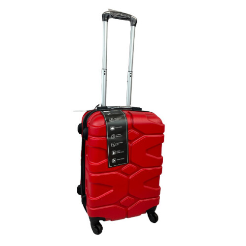 (Red, Small) Hampton & Stewart Hard Shell Extra Large Suitcase