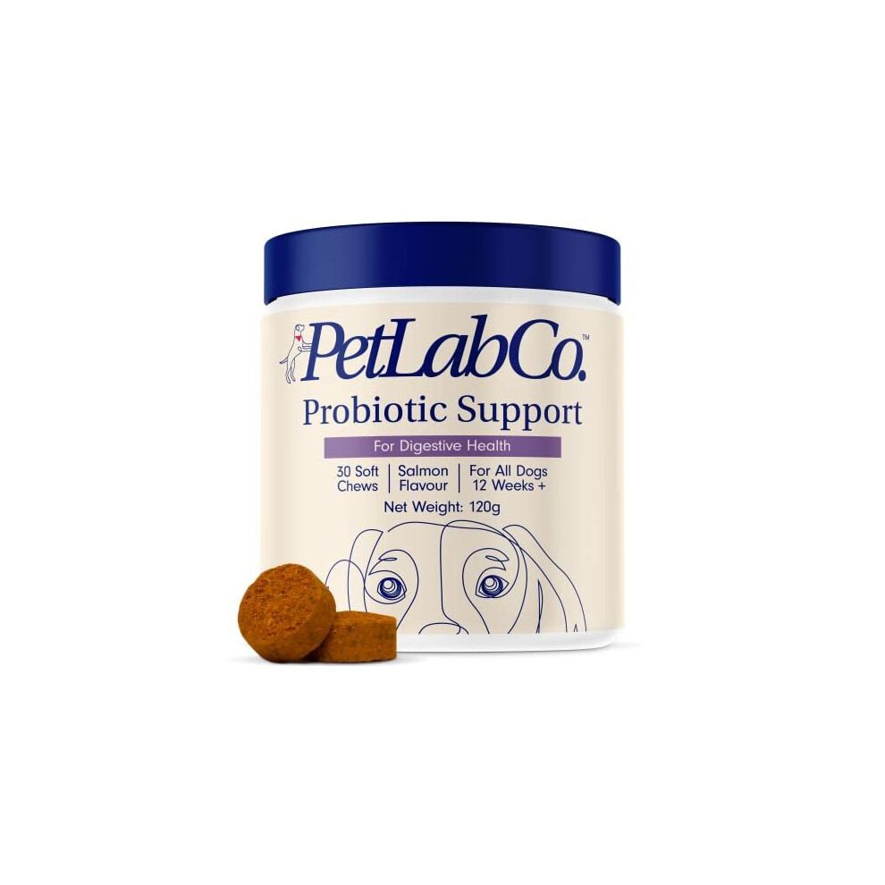 Petlab Co. Probiotic Chews ? Support Gut Health, Itchy Skin, And Yeast Build Up - Probiotics for dogs - Packed With Healthy Bacteria - Promote Gut