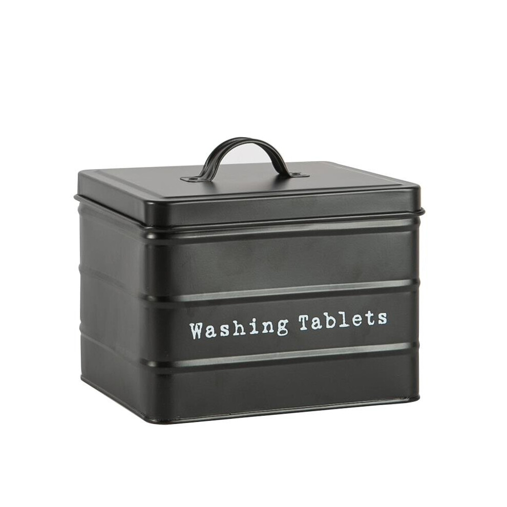 Vintage Metal Washing Tablets Canister