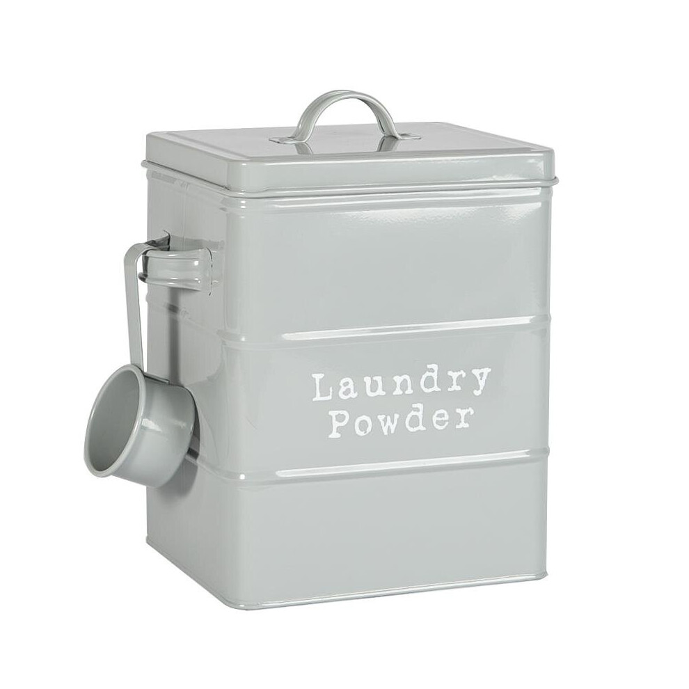 Vintage Metal Laundry Powder Canister