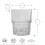 Duralex Duralex Empilable Stackable Drinking Glasses - 160ml Tumblers for Water, Juice - Pack of 6 3