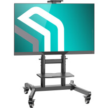 Steun voor TV op wielen - ONKRON TS1891-B - 50-90 inch - Hoogte verstelbaar - Kanteling - 100 kg