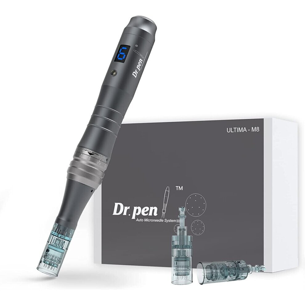 Dr.pen Ultima M8 Wireless Microneedling Pen Kit Including 20 Cartridges(16-pin x 10 pcs, 36-pin x 10 pcs)