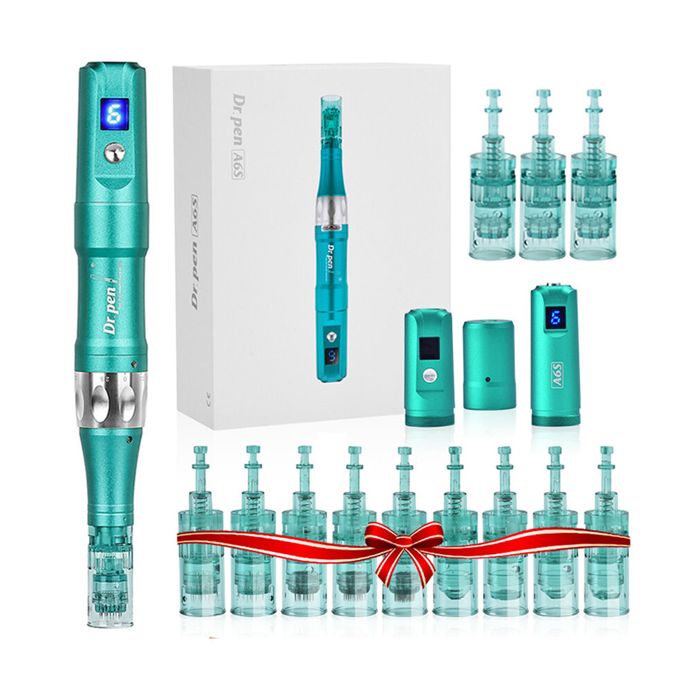 Dr. Pen Microneedling Pen A6S Electric Cordless Derma Auto Pen Kit 46Pcs Professional Micro Needles