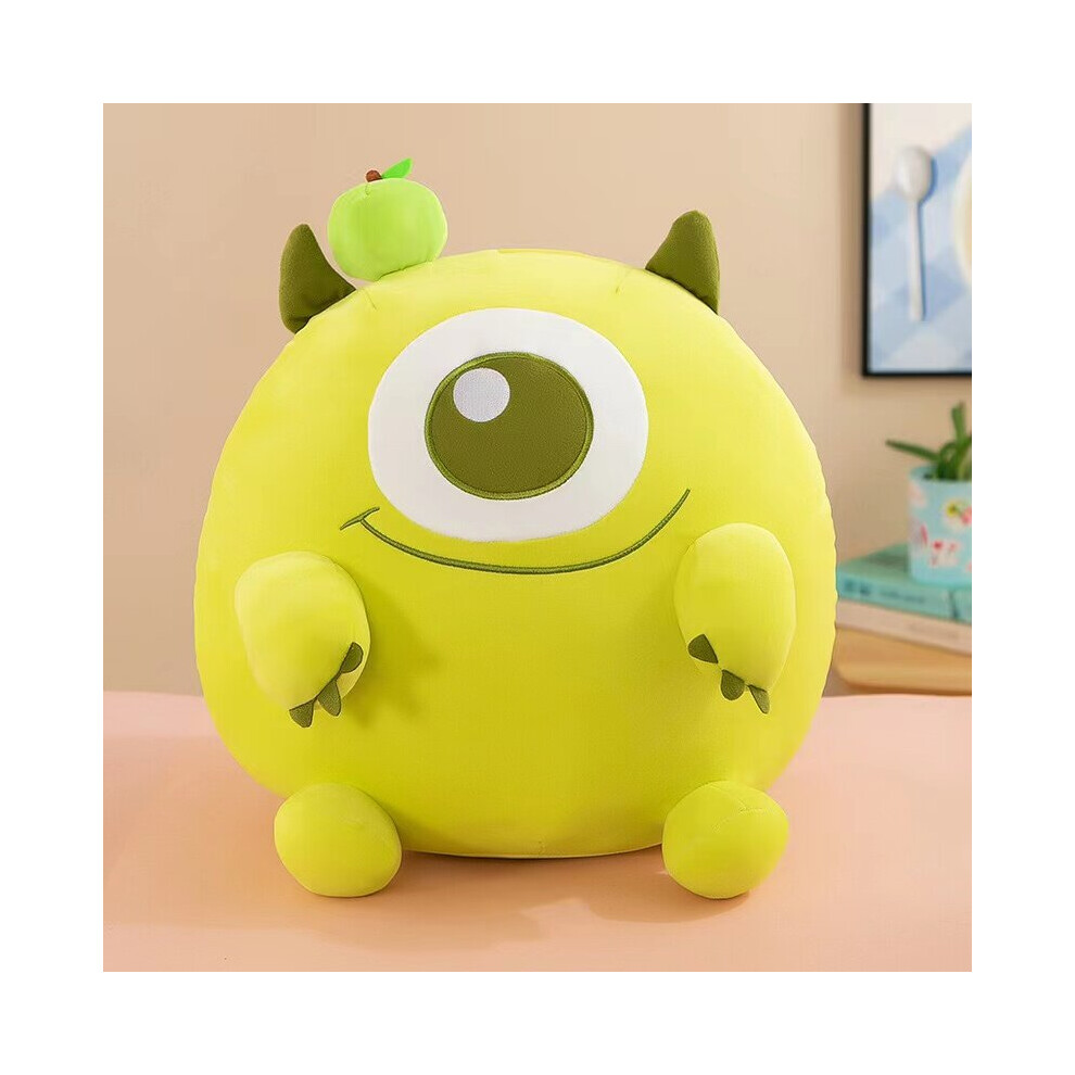 (Big eyed , 30CM ) Strawberry Bear Blue Fur Monster Big Eyed Stitch Doll Plush Toy-image-OPC-PCD9WFX-NEW