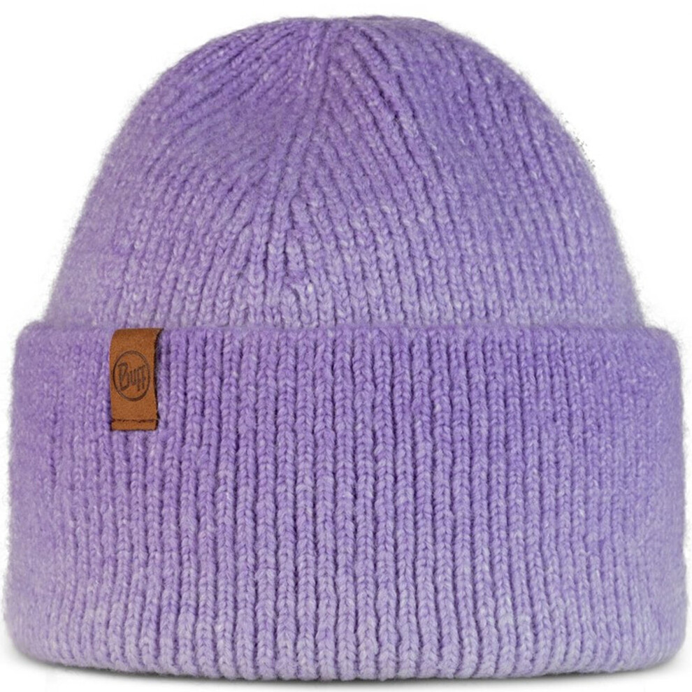 (One Size, Lavender) Buff Unisex Marin Chunky Knit High Cuff Beanie Hat