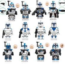 12pcs Star Wars Clone Troopers Minifigures Fit Lego