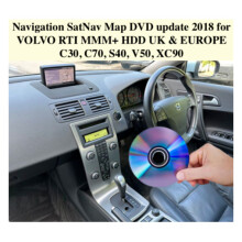 Navigation SatNav Map DVD update 2018 for VOLVO RTI MMM+ HDD UK & EU