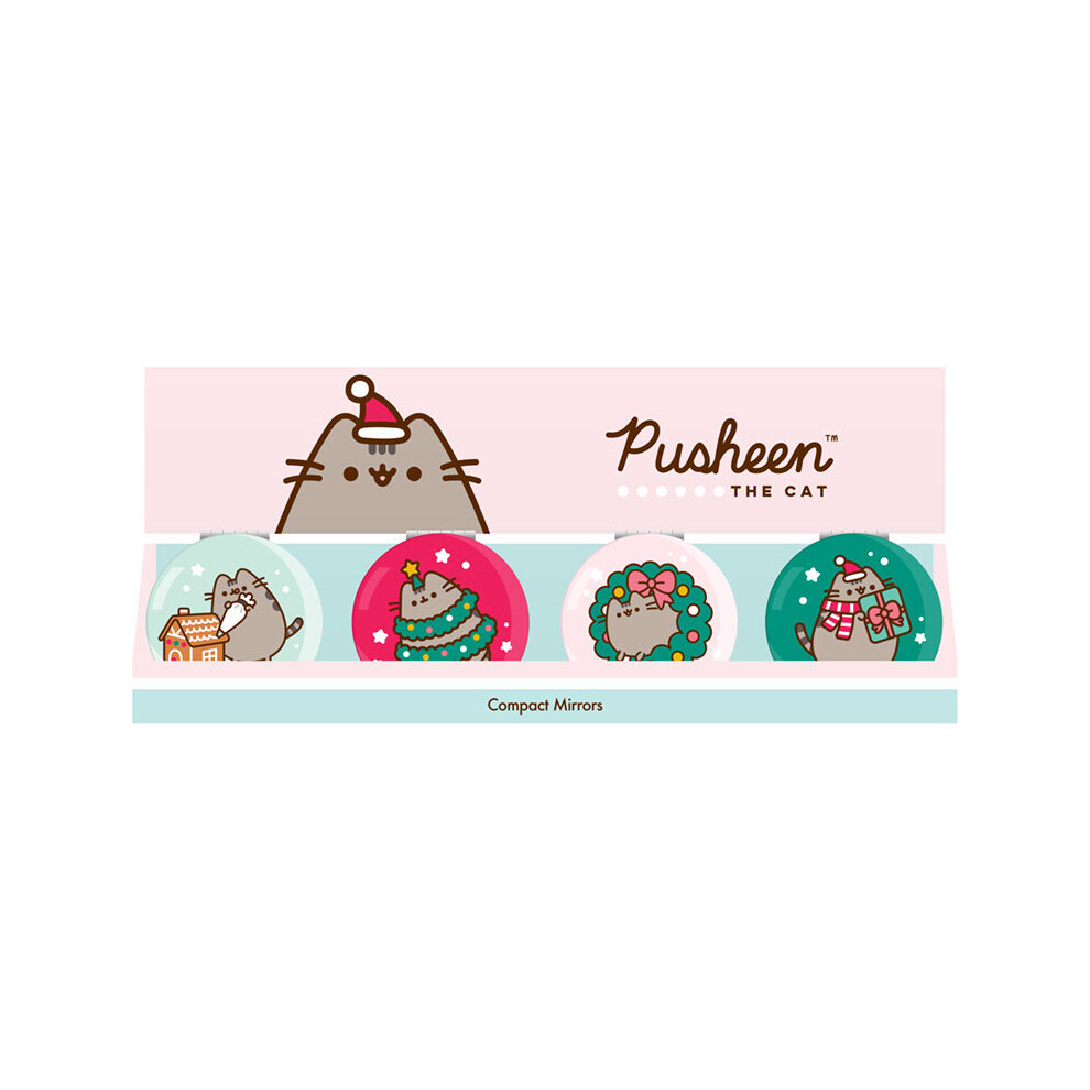 Puckator Compact Mirror - Pusheen The Cat Christmas