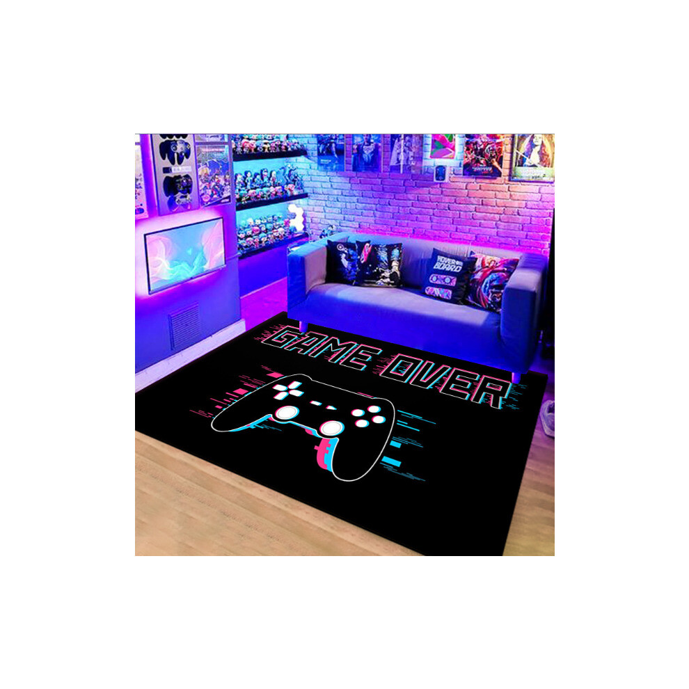(50x80cm) Game console icon, game carpet, youth Kawaii living room, bedroom, anime carpet, decorative mat