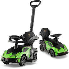 Licensed Lamborghini 3 in 1 Ride-on Baby Stroller w/Push Handle& Sound