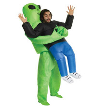 (For Adult(Height 150-190cm)) Inflatable Dress Halloween Fancy inflatable costume Party Alien Night Adult &Kids