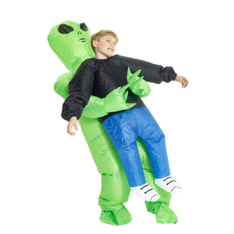 Xytgogo (For Child(Height 110-140Cm)) Inflatable Dress Halloween Fancy Inflatable Costume Party Alien Night Adult &Kids Multicoloured