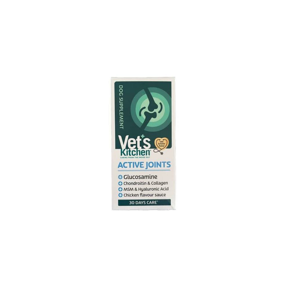 Vet's Kitchen - Healthy Joint Supplement - Gravy with Glucosamine - Advanced Nutrition for your Adult Dog - 300ml, clear