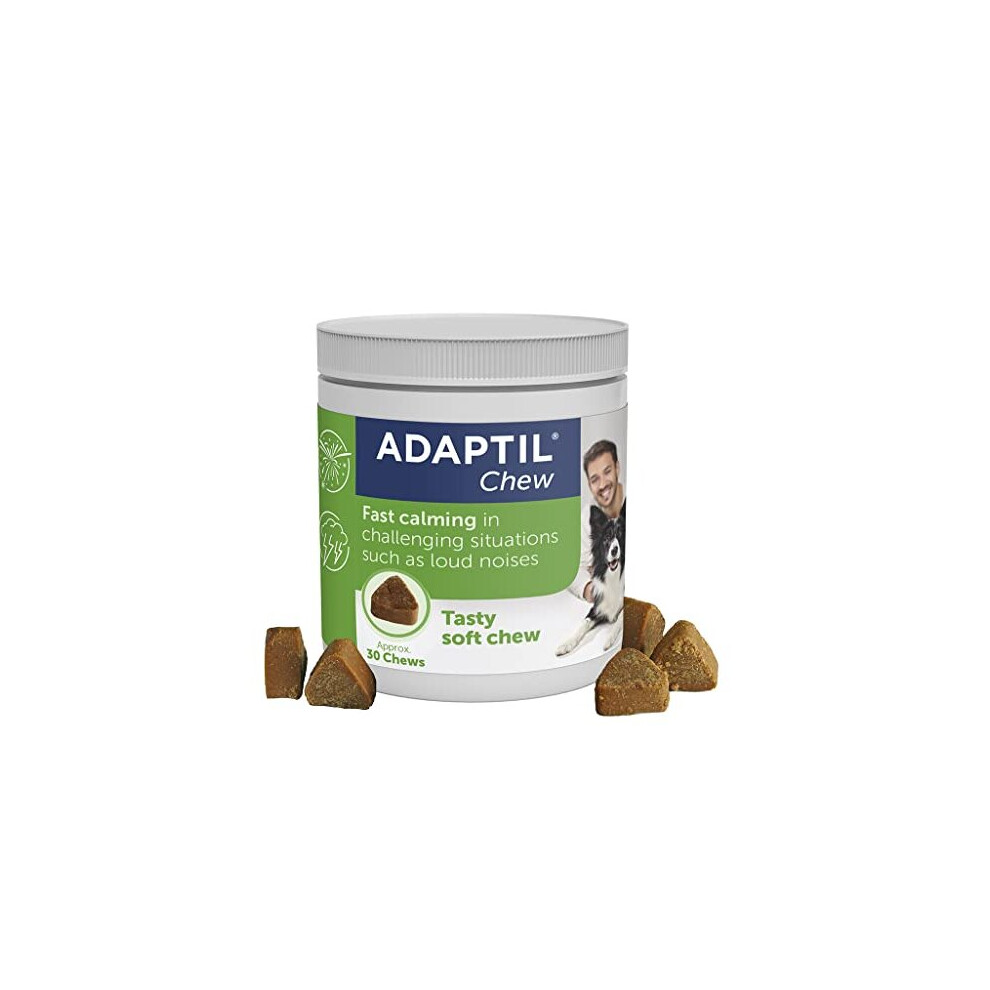 ADAPTIL Calming Chew, Brown, 30 Count (Pack of 1)