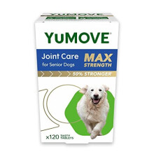 YuMOVE Senior MAX Strength | Maximum Strength Joint Supplement for Older, Stiff Dogs with Glucosamine, Chondroitin, Green Lipped Mussel | Aged 9+ |