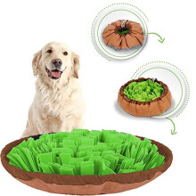 Snuffle Mat for Dogs & Puppies - Washable Training Puzzle Toy for Large & Small Dogs - Game for Boredom & Feeding Mat for Dogs Brain Stimulation &
